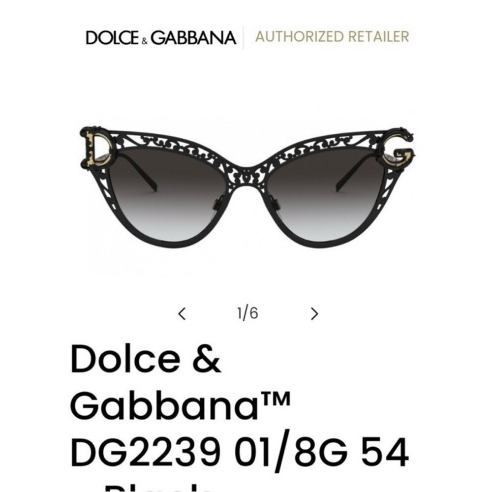 Dolce & Gabbana Cat Eye Sunglasses